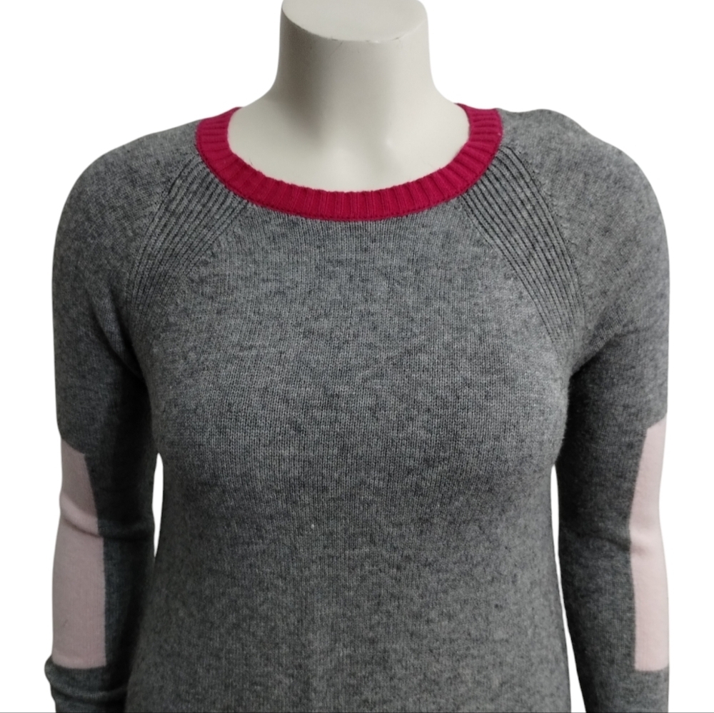 Anthropologie Womens Rebekah Viscose Tunic Color Block Sweater size S Grungecore - Picture 3 of 12